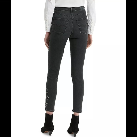 Levi’s 721 High-Rise Skinny Ankle Studs slim 8 /29 - Picture 5 of 14